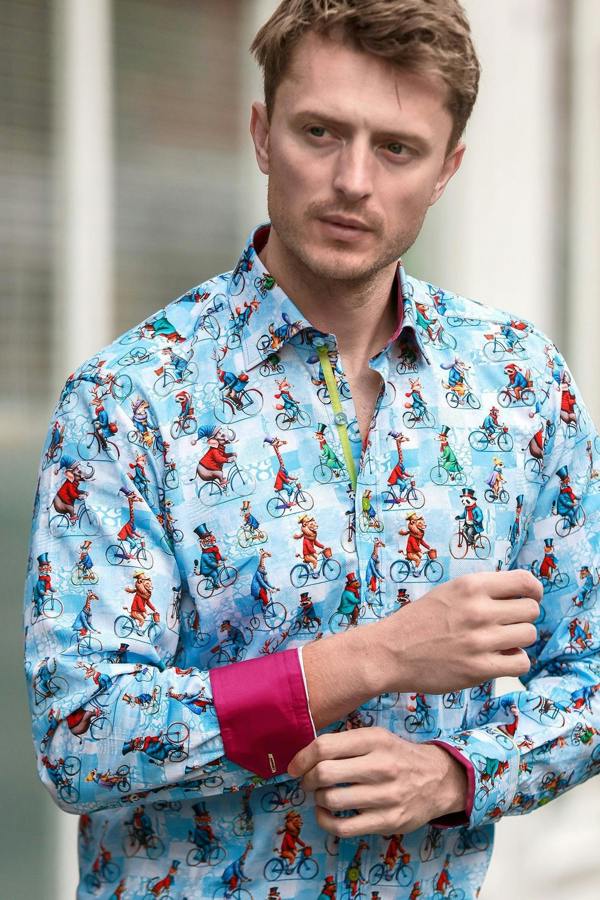 Claudio Lugli Animal Bikers Print Shirt