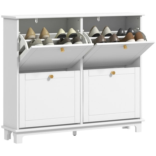 Flip-down Shoe Cabinet