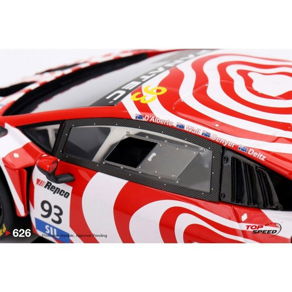 Lamborghini Huracan GT3 EVO2 No.93 Wall Racing 2024 Bathurst 12Hrs 1:18 Scale Topspeed TS0626