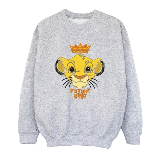 Disney Boys The Lion King Future King Sweatshirt - Sports Grey