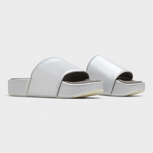 Y-3 Adidas Slide Silver Metallic