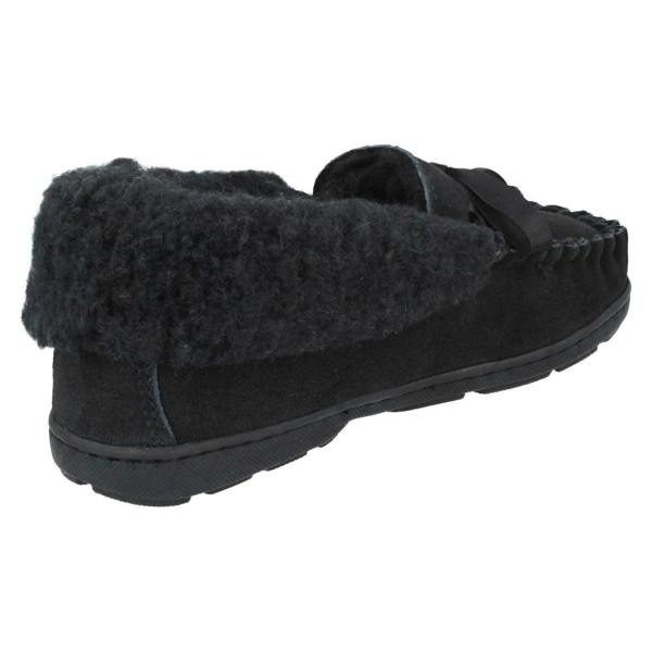 Bear Paw Ladies Bear Paw Bow Detailed Slippers Indio