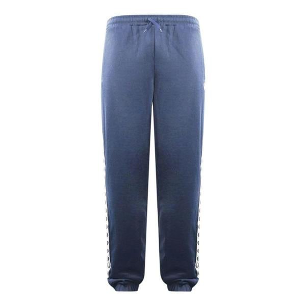 Fred Perry Mens Tonal Tape Jogging Bottoms - Blue