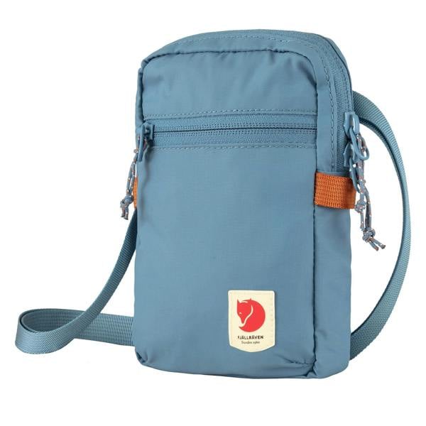 Front view of Fjallraven High Coast Pocket Bag for Men in Dawn Blue