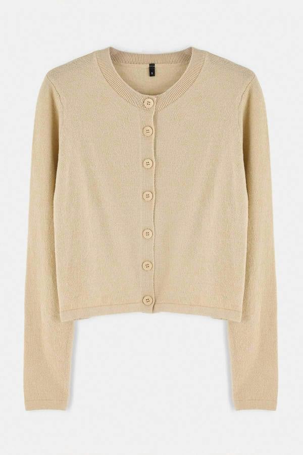 Long Sleeve Regular Fit Knitted Cardigan