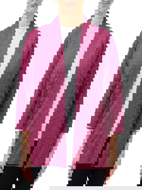 PennyPlain Long Line Cardi - Magenta