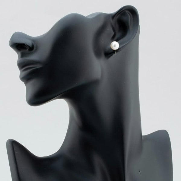T. H. Baker 9ct 8-8.5mm Akoya Pearl Stud Earrings EOZ110CM