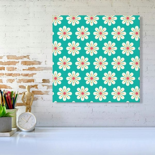 Warren Reed Daisy Pattern Canvas