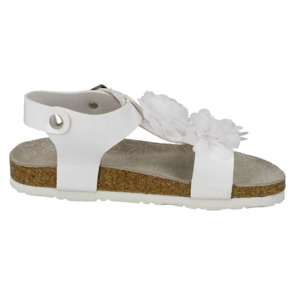 Spot On Girls Spot On Flower Trim Sandals