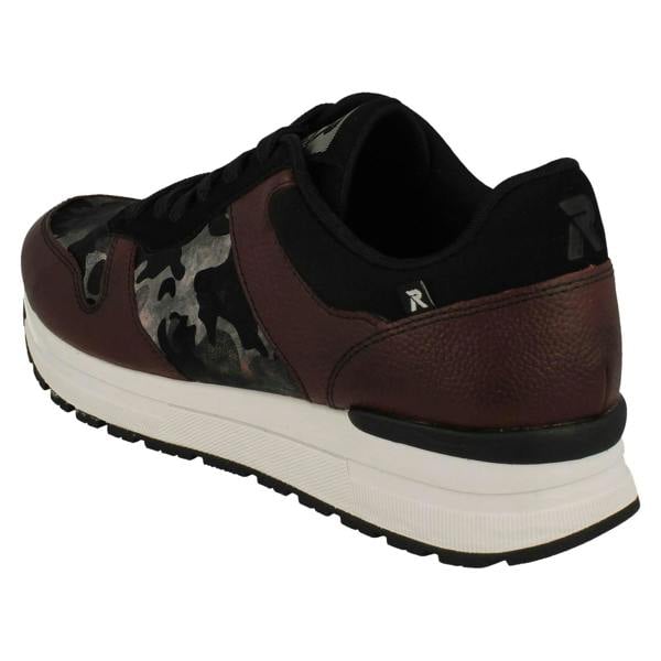 Rieker Ladies R-EVOLUTION By Riekier Camo Detailed Trainers 40804