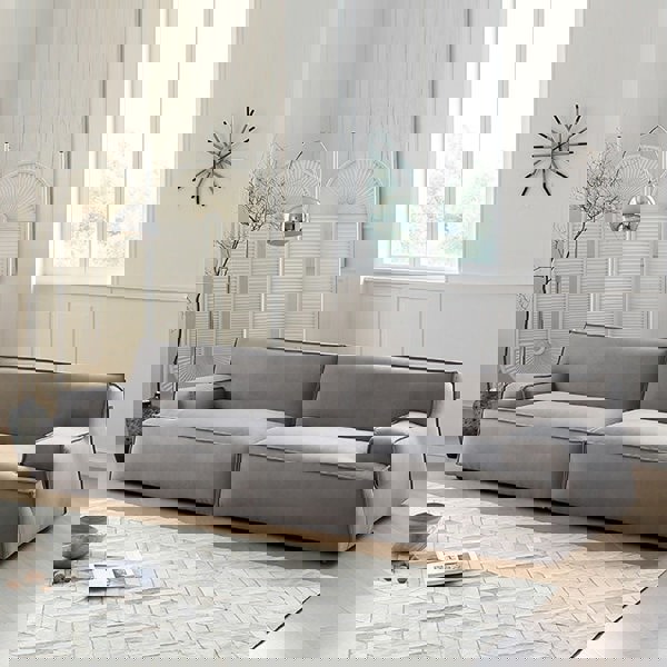 Fanny Two Seater, Three Seater, Four Seater Sofa, Suede, Grey-Rit Concept-Rit Concept