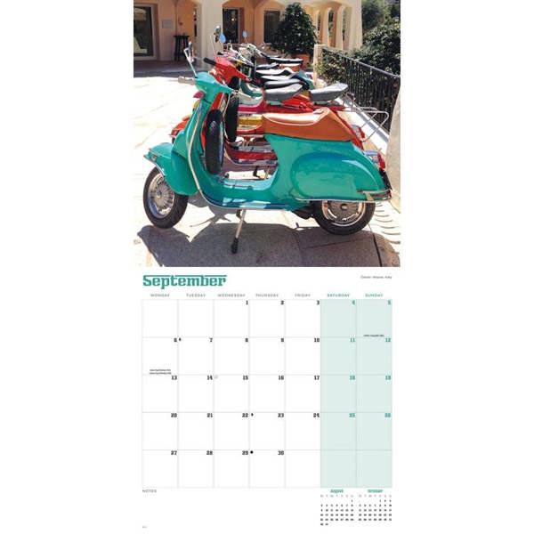 Scooters Calendar 2027, Wall Calendars, Month To View, Transport, Gift