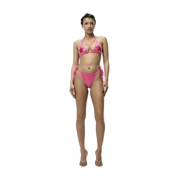 Adidas Womens/Ladies Sequin Bikini Bottoms - Pink - 