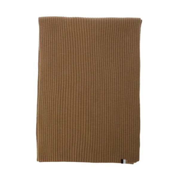Boss Unisex Adult Lyarana Ribbed Scarf - Medium Beige - 