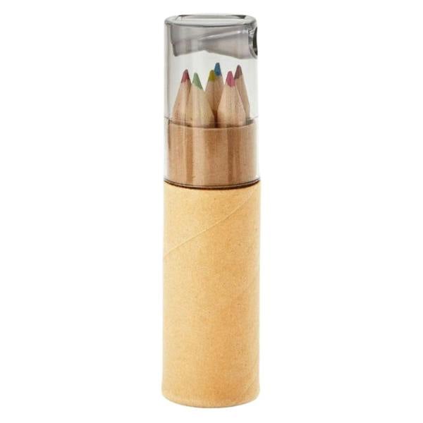 MidOcean Petit Lambut Coloured Pencil (Pack of 6) - Transparent Grey - 