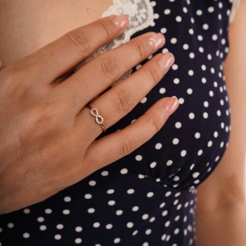 Spero London Eternal Infinity Sterling Silver Ring