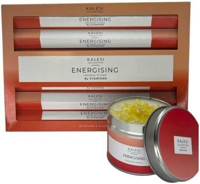Kalesi Collection Incense Energising Incense and Candle Gift Set