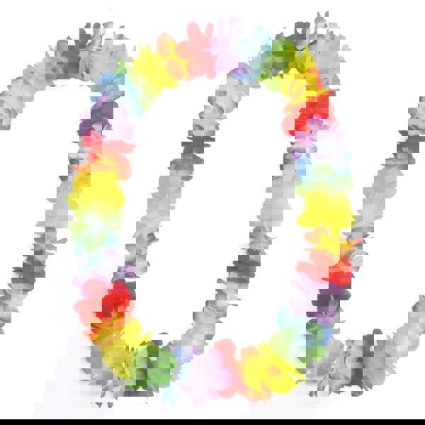 Bristol Novelty Silk Hawaiian Leis - Multicoloured