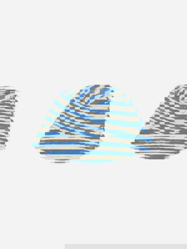 The Bonnie Mob Boys Chill Striped Sun Hat in Blue