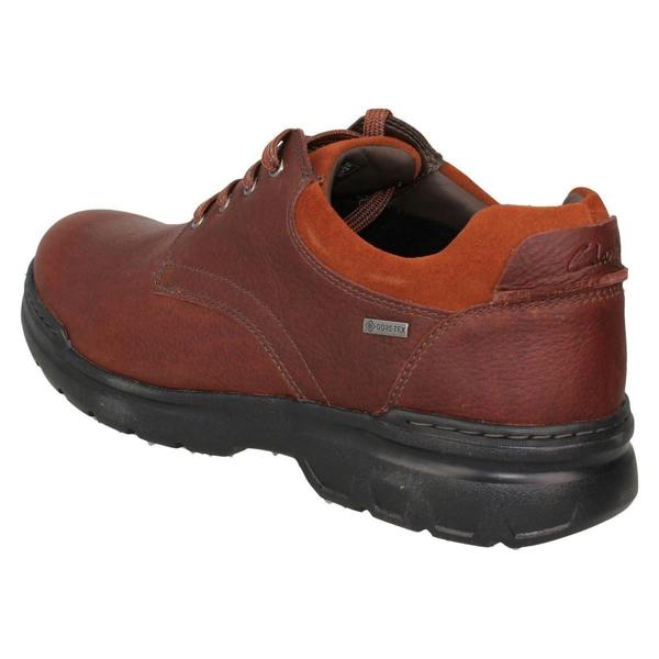 Clarks Mens Clarks Gore-Tex Weatherproof Lace Up Shoes Rockie WalkGtx