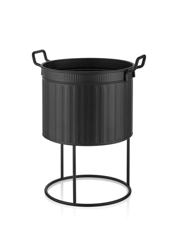 Rozi Black Plant Pot