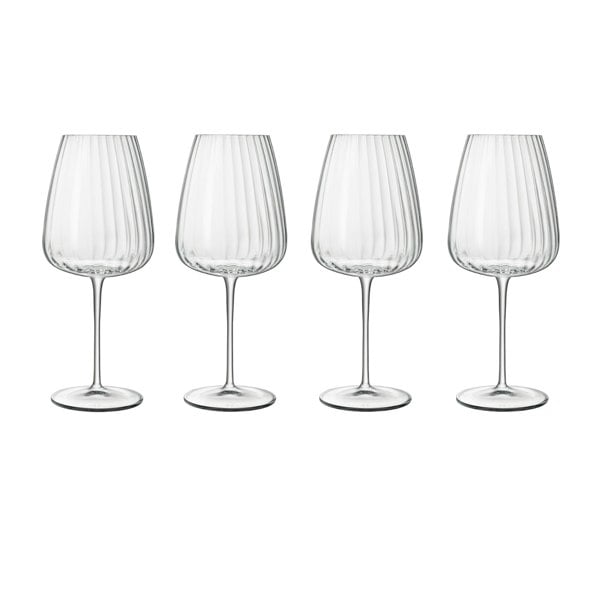 Luigi Bormioli: Optica Bordeaux Red Wine Glasses 700ML - 4 Pack