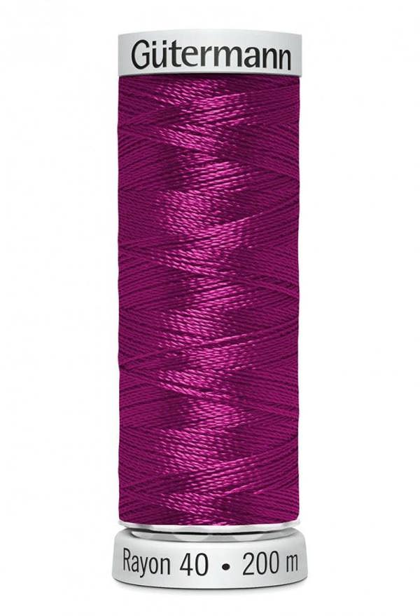 Gutermann No 40 Sulky Rayon Embroidery Thread 200m Rayon Thread Suitable For Embroidery