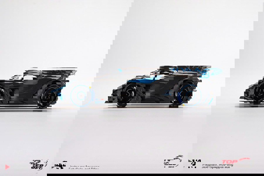 TSM Bugatti Bolide Presentation Blue Black 1:18 Scale TSM TS0434