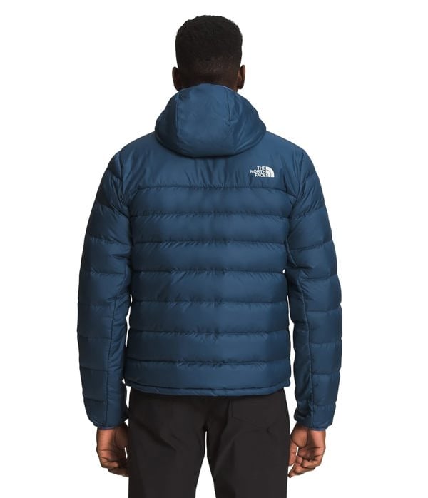 The North Face Aconcagua 2 Hooded Down Filled Jacket Coat - Shady Blue