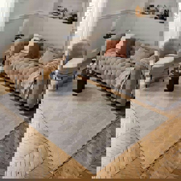 Carmel Beige Rug Abstract design, anti-alergic, stain-resistant