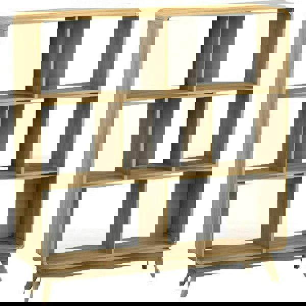 Dorel Home Cassie Display Unit Oak/White 122x29x126 cm