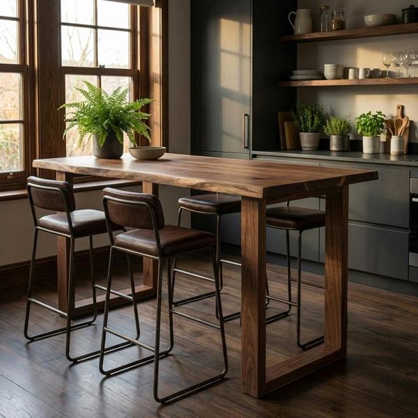 The Bespoke Carpentry Co Live Edge Breakfast Bar