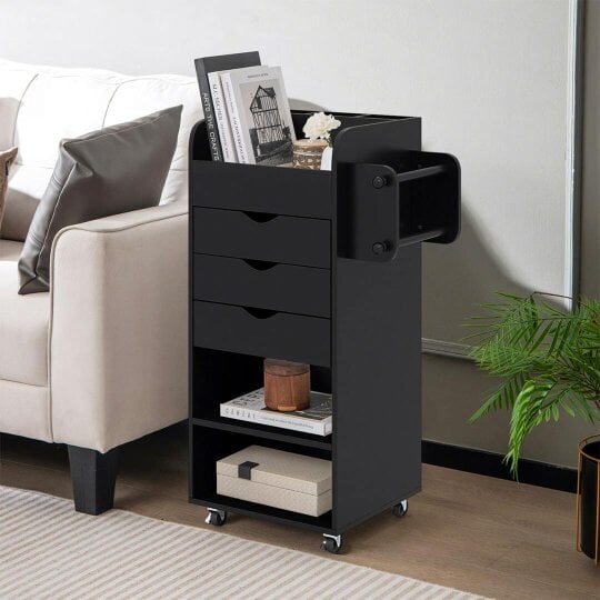 Havendro Storage Cart Rack Trolley on Wheels Roll Cart Kitchen Storage Shelf Organiser