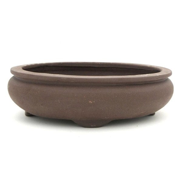 Unglazed Bonsai Pot Oval | 18cm x 15cm x 4cm | YB1118 - Yorkshire Bonsai