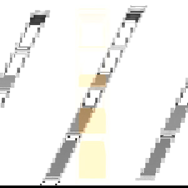 Monster Racking 4 x Galwix Galvanised Steel Shelves, 90cm Wide