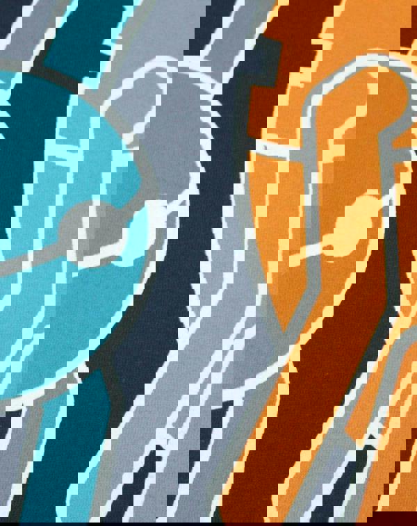 Portal Mens Blue Hi Five Short Sleeved T-Shirt