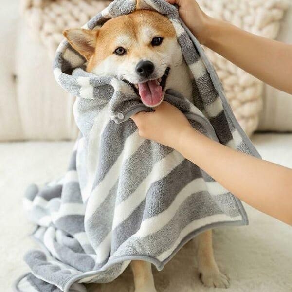 Leaper Super Absorbent Pet Bathrobe Towel