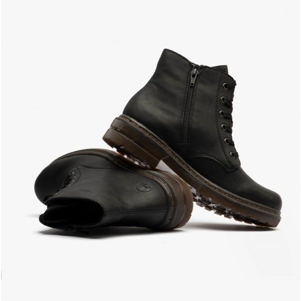 Rieker 78240-00 Womens Ankle Boots Black