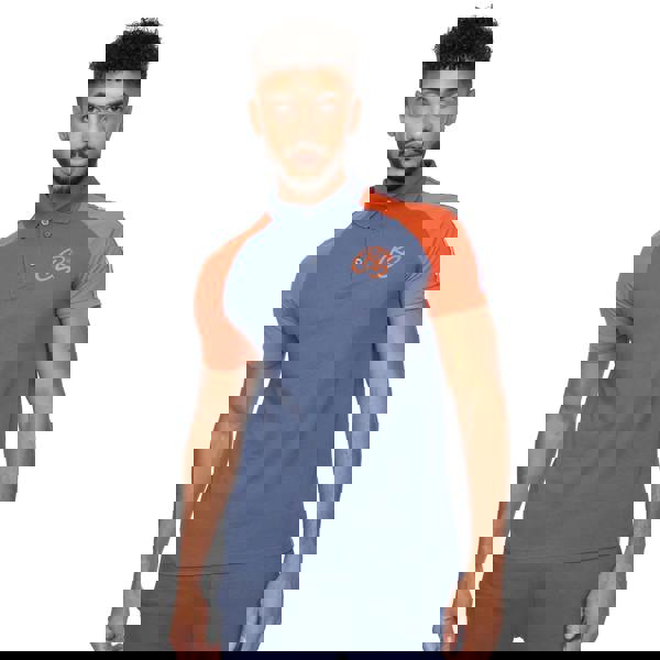 Crosshatch Mens Mentella Top & Shorts Set - Denim Blue - 