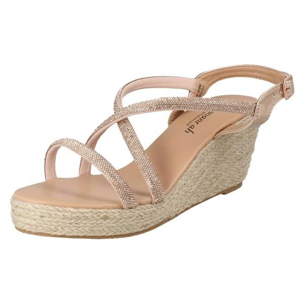 Savannah Ladies Savannah Wedge Heel Sandals F12120