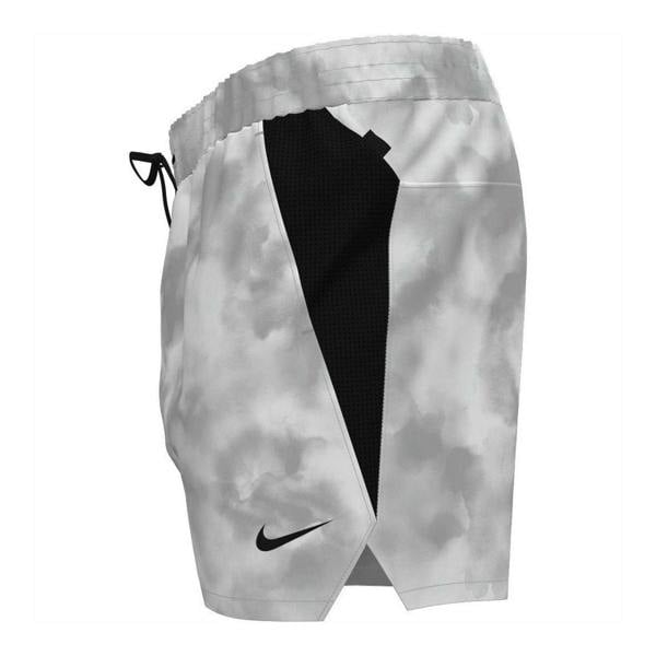 Nike Mens Volley Cloud Print Snug Fit Swim Shorts - Wolf Grey - 