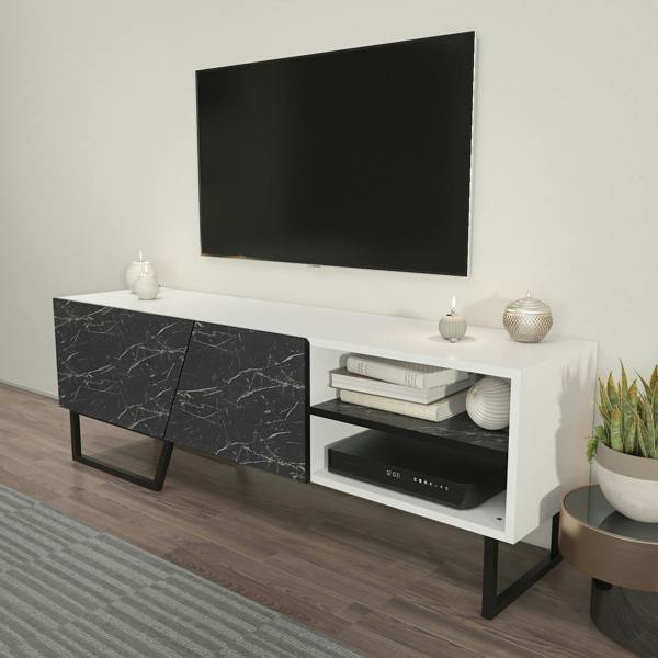 Decorotika Denasse Modern Tv Stand TV Cabinet for TV's up to 60"