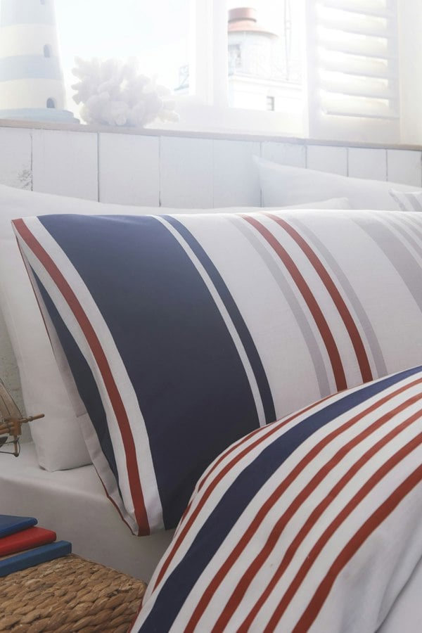 Portfolio Home Nautical Stripe Duvet Cover Set