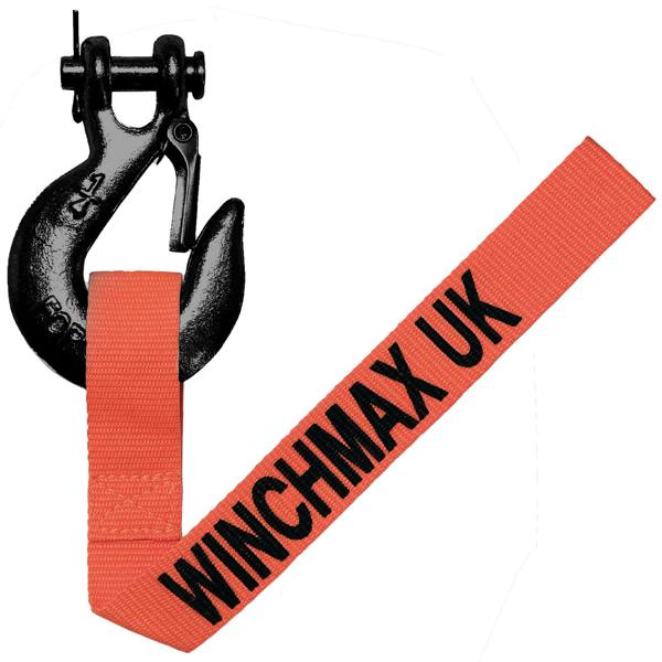 WINCHMAX Black Winch Hook 1/4 inch Clevis Forged G70. Suitable for Winches up to 4,000lb
