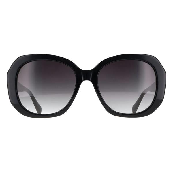 Karen Millen Sunglasses KM5063 Minerva 001 Black Smoke Grey Gradient