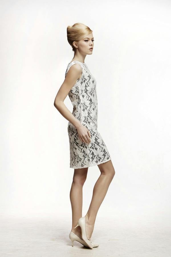 Rumour London Chelsea sleeveless lace overlay dress