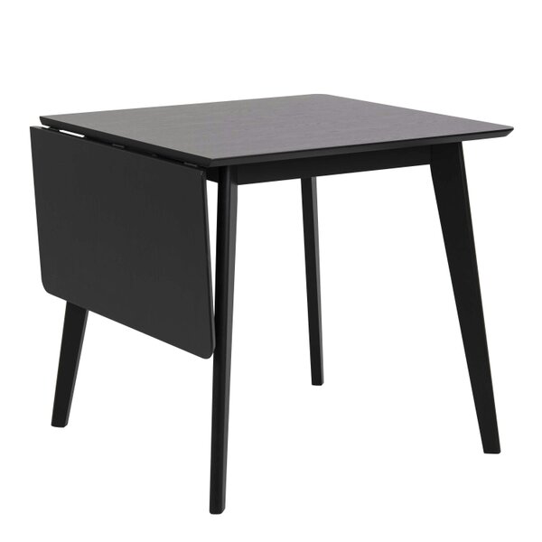 Wyld Haus Saffron Extending Black Wooden Dining Table