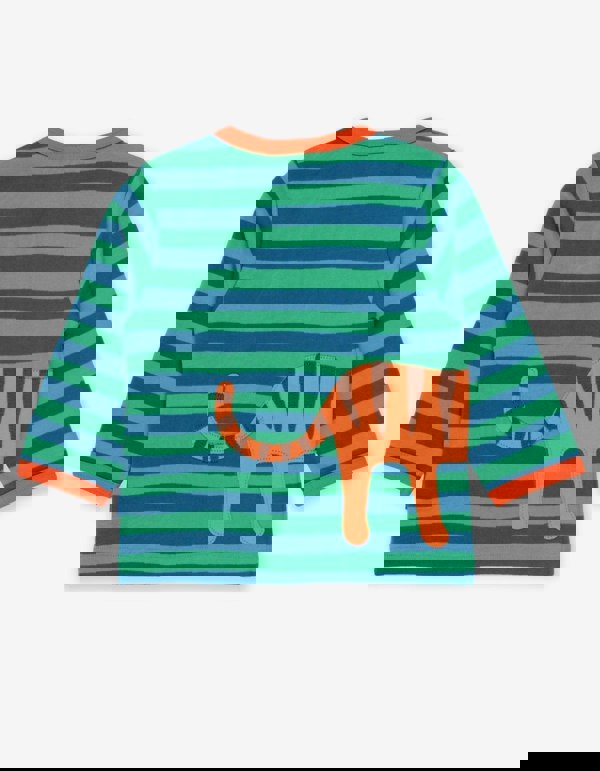 Organic Born Free Tiger Applique T-Shirt - Toby Tiger UK Retail