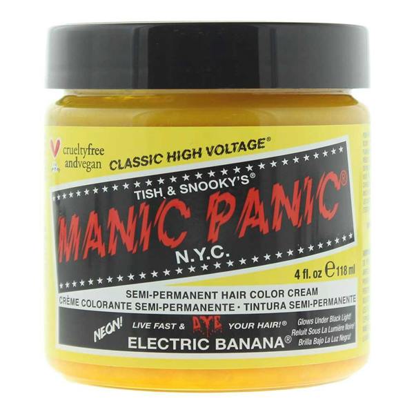 Manic Panic High Voltage Semi Permanent Hair Color Cream 118ml Electric Banana