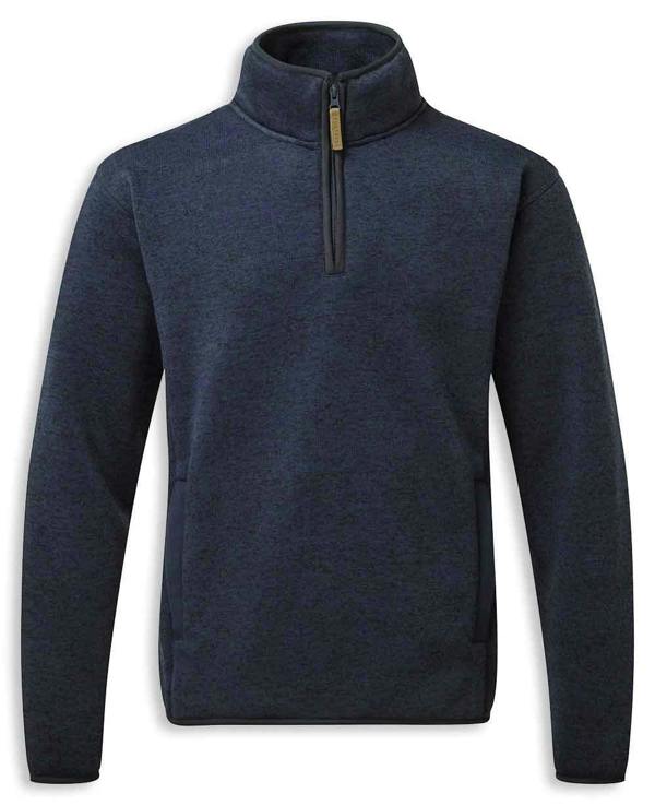 Fort Easton Half Zip Jumper - Navy Blue